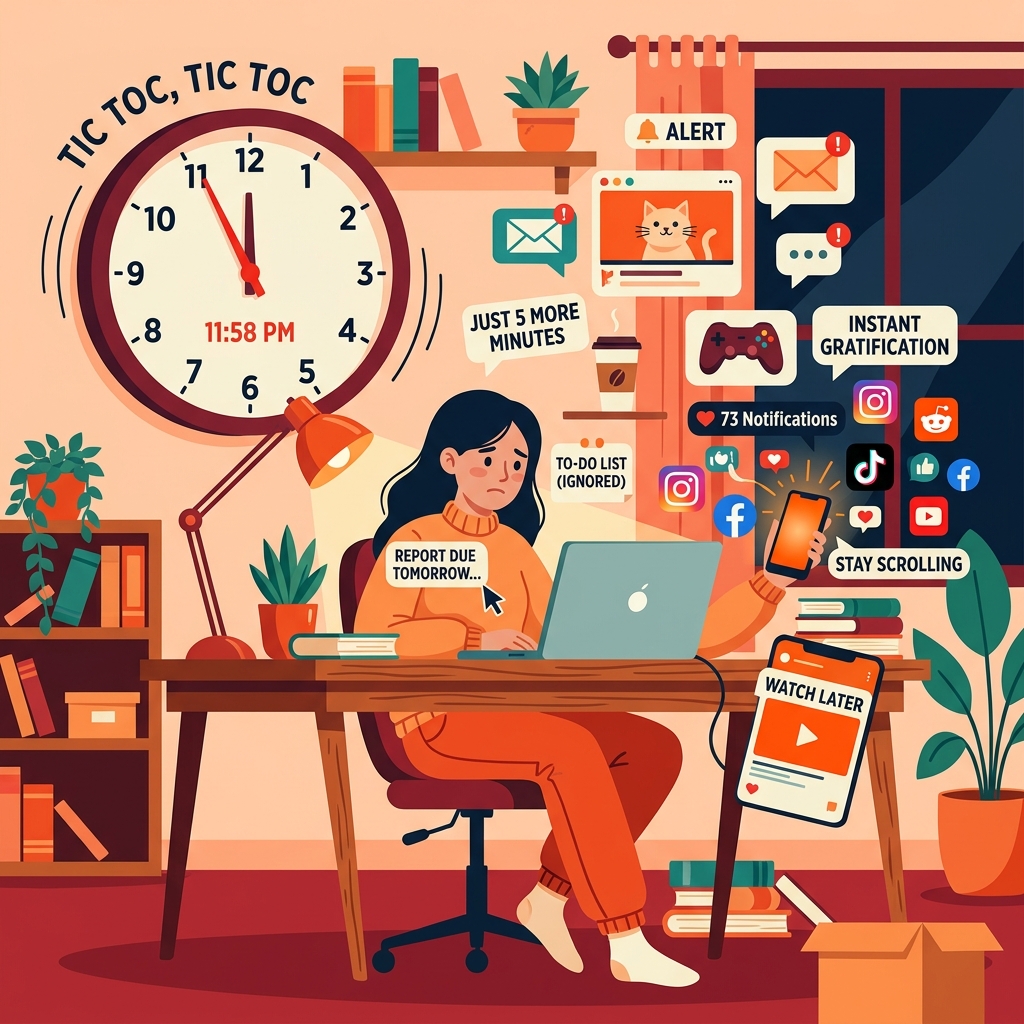 Why Procrastinators Procrastinate by Tim Urban